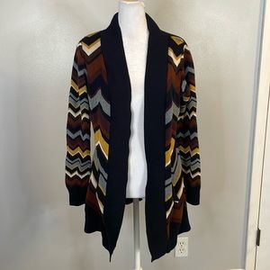 [MISSONI] Colorful Chevron Knit Cardigan - Size Medium